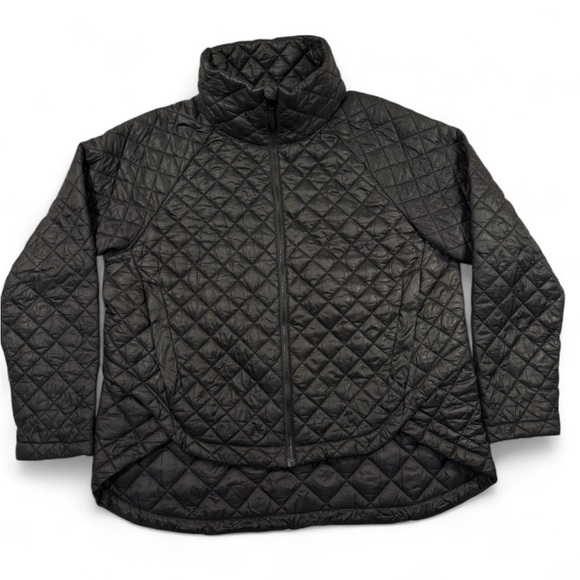 Athleta WHISPER FEATHERLESS PUFFER JACKET Black Size Medium - Picture 2 of 10